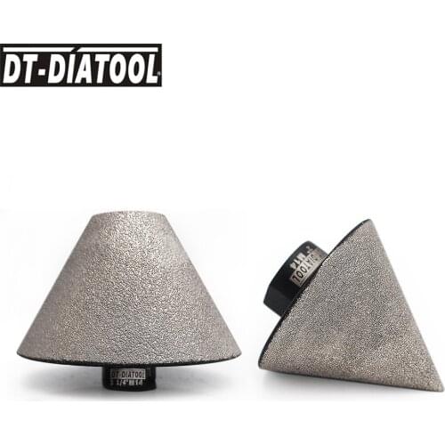 2pcs Diamond Bits for Finishing Hole Countersink Tool Ceramic Diamond Beveling Chamfer bit for holes trimming Dia 50/82mm