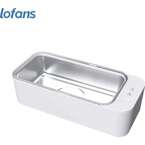 Lofans CS-602 Ultrasonic Cleaning Machine 47kHz Ultrasonic Frequency 500ml Cleaning Tank Volume Cleaner Washing Jewelry Glasses
