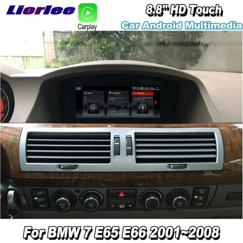 Liorlee Car Stereo Radio HD Screen For BMW 7 E65 E66 2001-2008 Car Android Carplay original style GPS Navigation Player