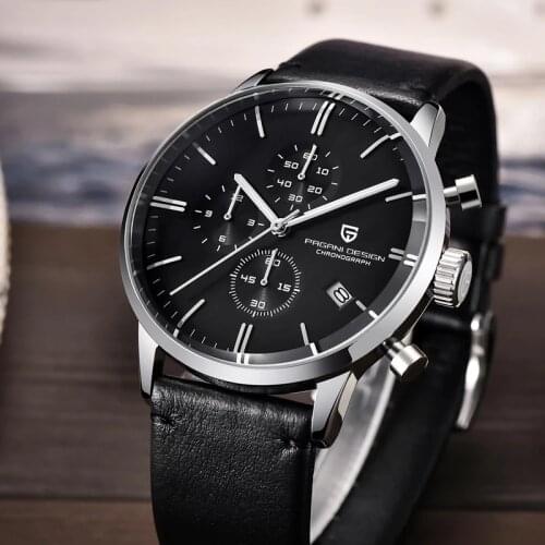 2020 New PAGANI DESIGN Top Brand Luxury Mens Quartz Watches Men Automatic Date Watch Waterproof Chronograph VK67 reloj hombre