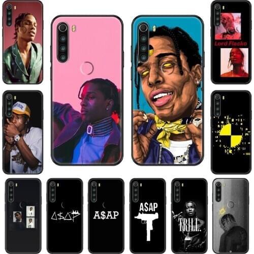 Rappper Asap Rocky Singer Phone case For Xiaomi Redmi Note S2 4 5 6 7 8 A S X Plus Pro black tpu cover painting back 3D shell