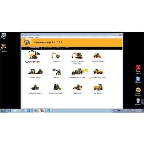 Servicemaster 4 V1.73.3 Diagnostic software for JCB Excavator ServiceMaster