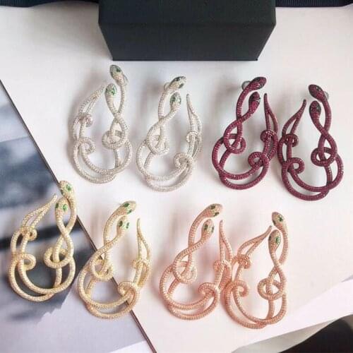 Designer Fashion 925 Sterling Silver Jewelry 3A Cubic Zirconia Party Earring