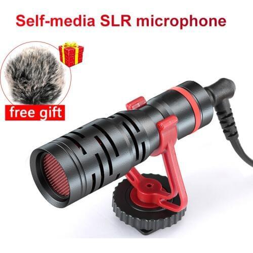 Camera Video Microphone RE-150 DSLR recording microphone for SLR photography Vlog microphone iPhone 7 6 Andriod Smartphone