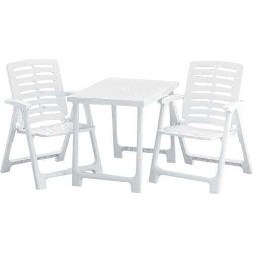 Set of 2 Chairs folding Terrace and Pik Nik Progarden table
