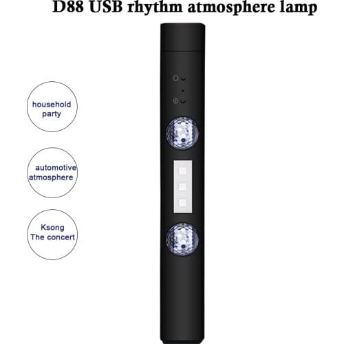 LEEPEE Multi-color Portable Decorative Light Ambient Lamp USB Rechargeable Car Atmosphere Lights For Auto