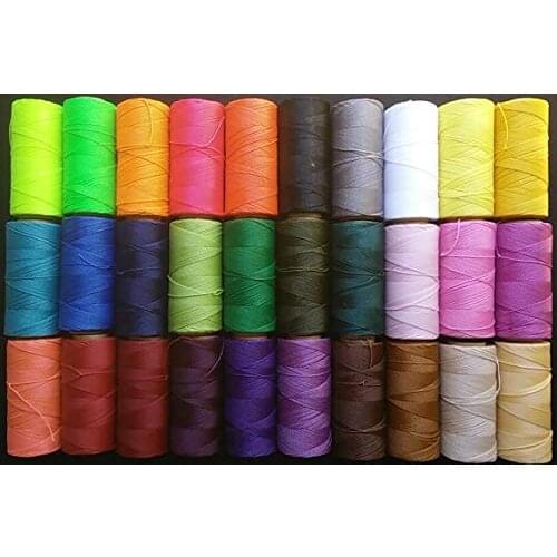 Linhasita 30 coils waxed thread 1mm thickness, sewing thread, thread to make bracelets, thread to make macrame bracelets