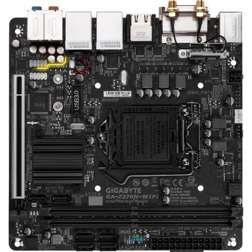 MINI-ITX ITX HTPC For Gigabyte GA-H270N-WIFI Original Used Desktop H270N-WIFI DDR4 Motherboard H270 Socket LGA 1151 i3 i5 i7