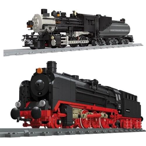 2021 Classic Cargo Train Steam Train Model Set Building Blocks Building Block Toys Childrens Christmas Birthday Gifts