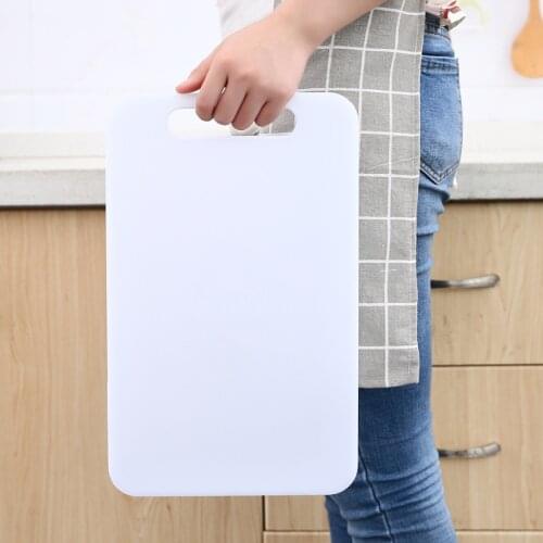 Moldproof kitchen household fruit polyethylene resin plastic large food cutting chopping board knife mildew proof pp blocks