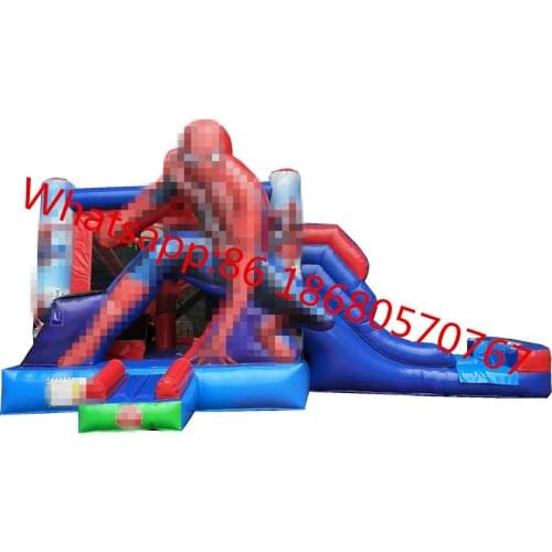 Family backyard bouncy castle, inflatable pool slide combination playground