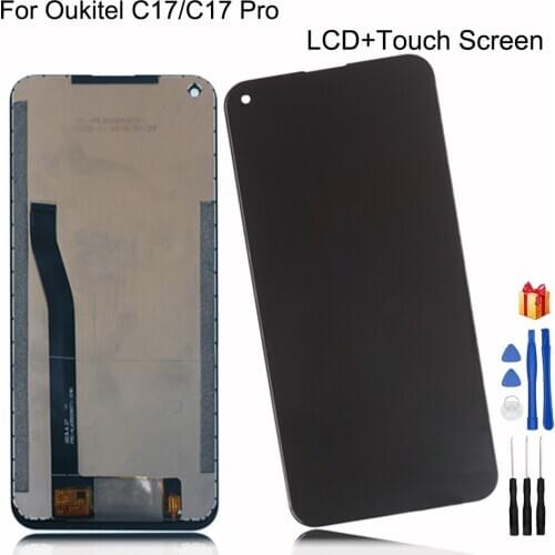 Original For Oukitel C17 LCD Display Touch Screen Digitizer Assembly For Oukitel C17 Pro Display Screen LCD Repair Parts + Tools