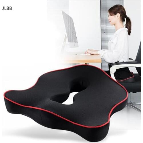 Memory Foam Seat Cushion Caudal Vertebra Protect Orthopedic Chair Pillow Coccyx Cushion Pad Car Seat Prevent Hemorrhoid Treat