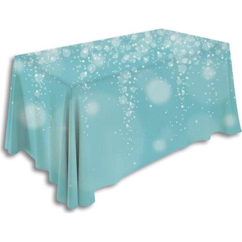 Party Tables Bokeh Confetti Pattern Table Cloth Wedding Decoration Party Decoration Table Cover Tutu Falda De Mesa Para Fiesta