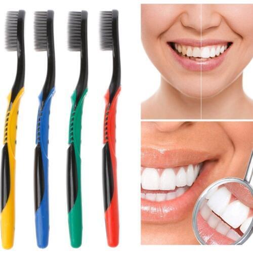 Bamboo Charcoal Superfine Soft Bristle Toothbrush Traveling Teeth Cleanser Brush