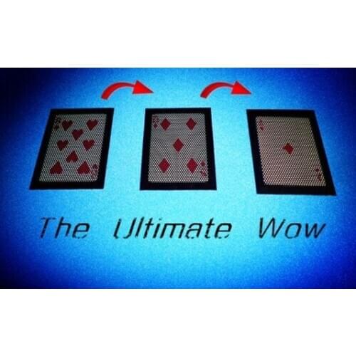 WOW 3.0 The Ultimate WOW Magic Tricks Close Up Magia Special Card Magie Illusion Gimmick Props Change Twice Card Magica Toys