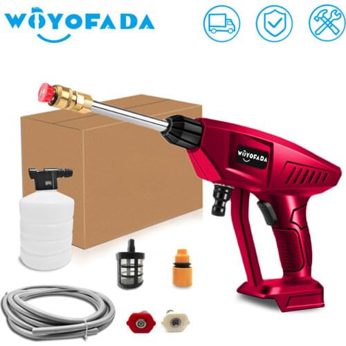30Bar Wireless High Pressure Car Wash Water Spay Gun Portable High Pressure Washer Foam Generator for Makita 18V-21V Battery