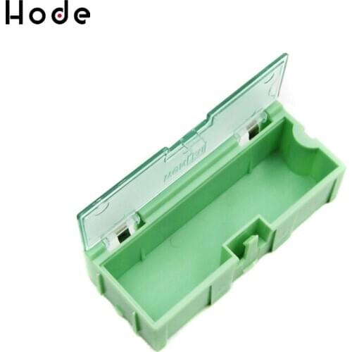 5PCS Anti-static SMT SMD Kit Lab chip Components Screw Storage Box Pink AU