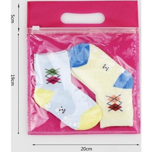 50pcs/lot-20*19+5cm Non-woven zipper bag Gift handbag Travel storage bag clothing bags Childrens Day Gift Boxes