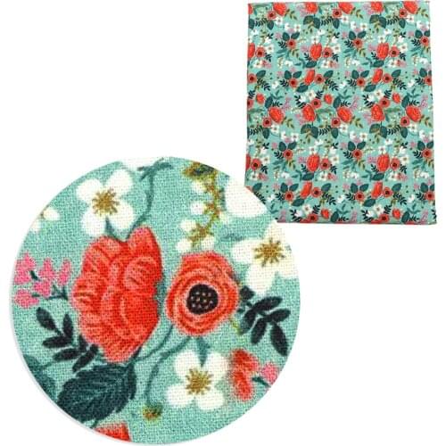 David accessories 50*145cm Floral 100% Cotton Fabric Sewing Quilting Fabrics Quality for Needlework Fabric,c11055