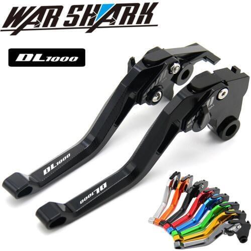 DL1000 V-STROM Motorcycle Accessories ADJUSTABLE Brake Clutch Levers For SUZUKI DL 1000 DL1000 V STROM VSTROM 2002-2018