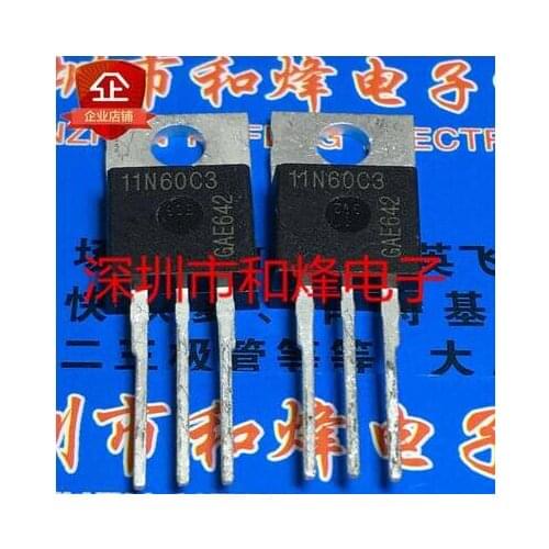 Free shipping 50PCS 11N60C3 SPP11N60C3 TO-220 650V 11A