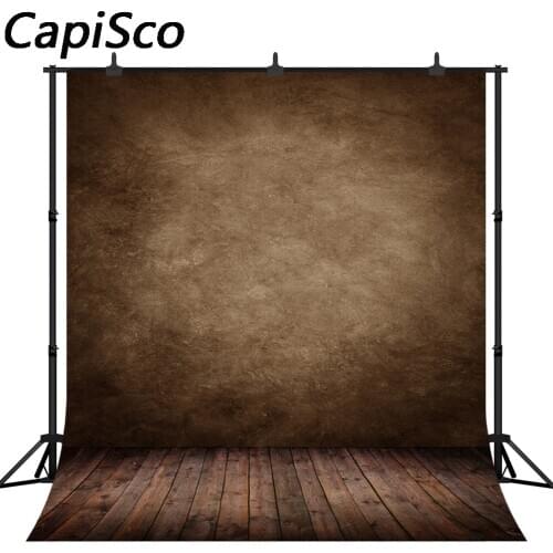 Capisco Grunge Gradient Wooden Floor Solid Vintage Portrait Photographic Backgrounds For Photography Backdrops Photo Studio Prop