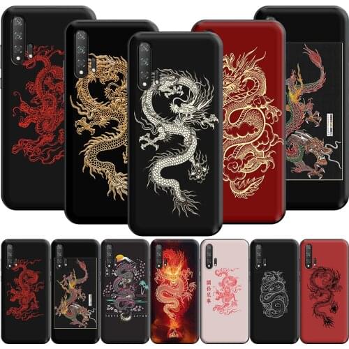 Dragon Chinese Case for Honor 8A 8X 10 Lite View 20 Pro 9A
