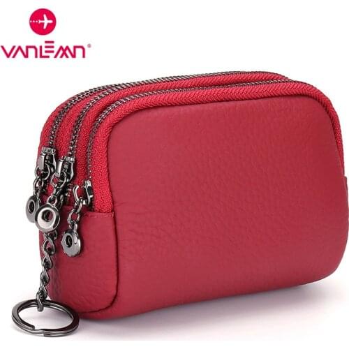 Ladies Coin Purse Wallet Purse Genuine Leather Wallets Mini Storage Bag For Women Handbags Bag Purse Wallet Luxury Money Key Bag