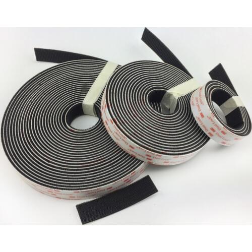 Dual Lock SJ3550 (25.4mm width) Black VHB adhesive tape Mushroom Fastener Tape, Type 250