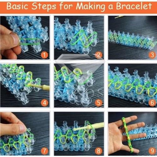 NEW ! 16 Colors Bands Rainbow DIY Bracelet Colorful Elastic Rubber Brightest and Strongest Bands Available Exclusively Offered