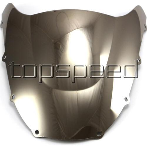 Motorcycle Windshield Windscreen For Kawasaki Ninja ZX9R 1998-1999 Chrome
