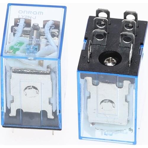 LY2NJ Coil DC12V DC24V AC110V AC220V HH62P JQX-13F10A 220V Miniature Electromagnetic General Purpose Relay