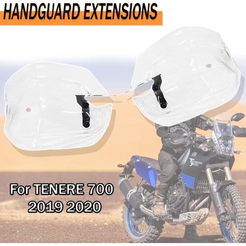 NEW Hand Guard Extensions Brake Clutch Levers Protector Handguard Shield fits For YAMAHA TENERE 700 Tenere700 2019 2020