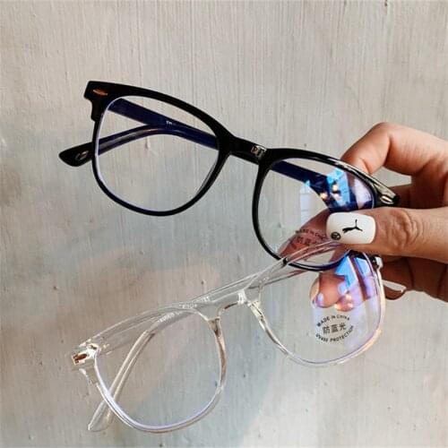 2020 Anti Blue Light Glasses Frame Womens Eyeglass Frame Computer Eyeglasses Vintage Men Spectacles Transparent Frames