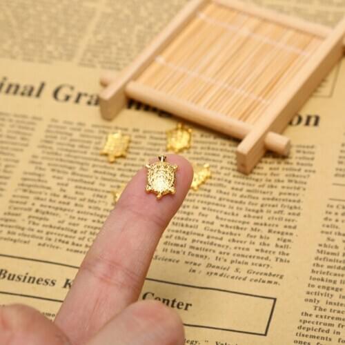 Shui Feng Golden Money Turtle Lucky Fortune Wealth Home Office Decoration Tabletop Ornaments Lucky Gift Desk Decoration