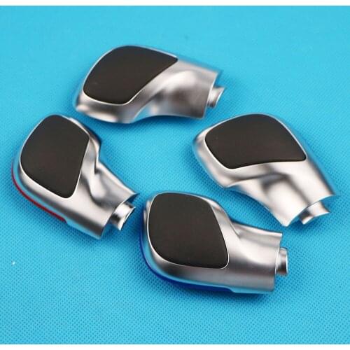 Blue Red Modification Chrome Matte Gear Shift Knob DSG Cover Cap For VW Golf MK6 MK7 R GTI Passat B7 B8 CC R20 Jetta MK6