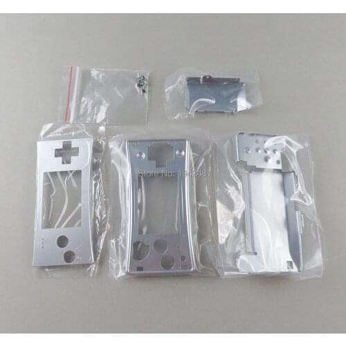 10sets Replacement Housing Shell case for GameBoy Micro GBM Faceplate 5 colors Shell screw