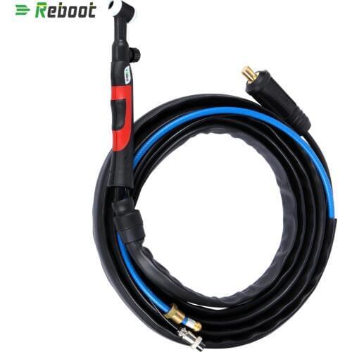 Reboot TIG Welding Torch Welding Gun WP17FV with 13 Feet 4M TIG Welder Adapter for High Frequency Lift TIG Arc Welder