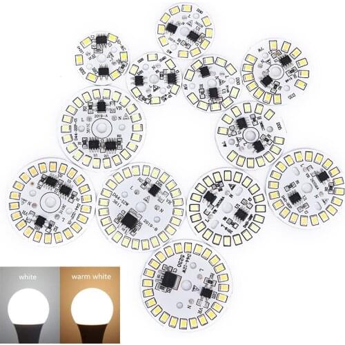 LED Chip Bulb Patch Lamp SMD Plate Circular Module Light Source Plate For Bulb Light