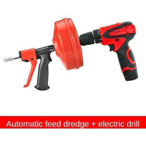 Toilet dredge sewer Dredging tool for toilet plunger electrical sewer pipe, household cleaning tool, high pressure gas machine