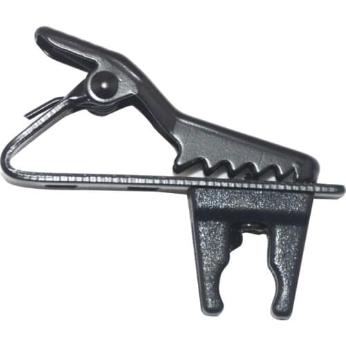 High Quality Metal Clip Collar Microphone Clamp for Lapel Mic