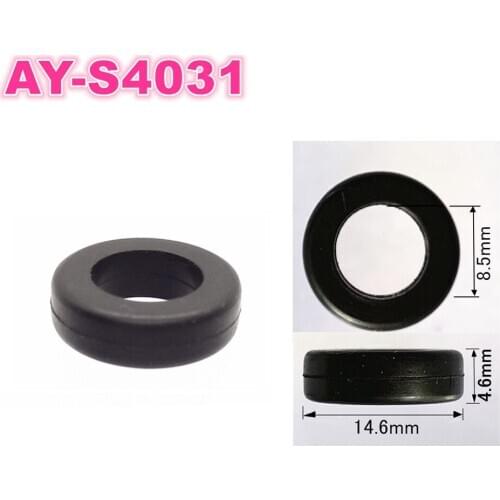 500pieces Fuel Injector Rubber Insulator 14.8*8.5*4.6mm For Nissan Honda Car Fuel Injector Lower Seals (AY-S4031)