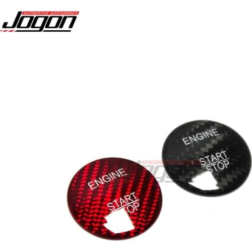 For Mercedes Benz S Class W221 W222 S250 S350 S550 S600 S500 S63 Carbon Fiber Start Stop Engine Button Trim Sticker Cover