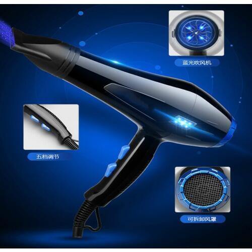 Hair Dryers home salon size power blue light dryer student mini portable NEW