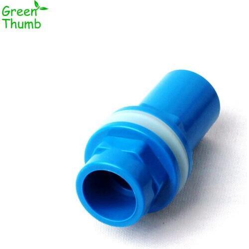 10pcs 25 mm White Black Blue Pipe Fittings Straight PVC Joints Fish Tank Aquarium Water Supply Exchange Male Thread Connectors