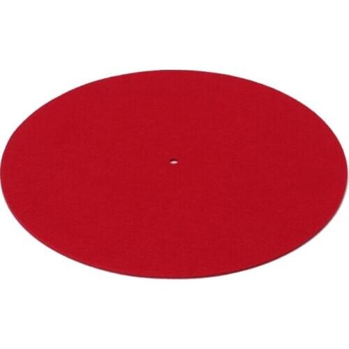 Turntable Mat Slipmat Audiophile 3mm Felt Platter Vinyl Record Players Anti-Vibration Durable Anti-Static