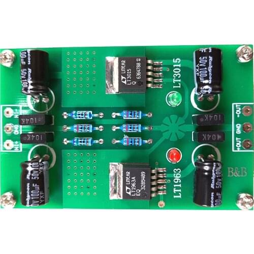 LT1963A LT3015 Positive Negative Voltage ± 5V 12V 9V 15V DC-DC Precision Low Noise Linear Regulated Power Supply For Preamp DAC
