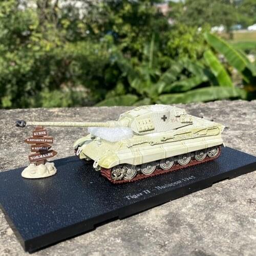 Diecast Model Tank 1:72 Scale SimulationTank German World War II Military Vehicle Mini Toys Static Adult Collectible Toys