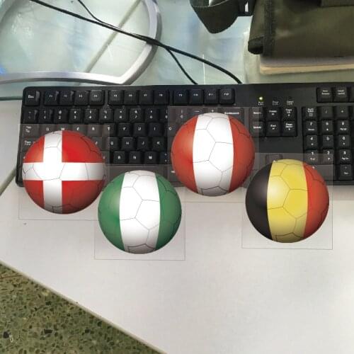 National Flag Sticker Waterproof Reflective Car Sticker 10cmx10cm